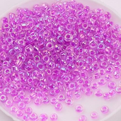1680Pcs/Bag AB Colorful Seed Beads 1.5mm Multi-Colo Glass Loose Beads Used For DIY Handmade Bracelet Necklace Beaded Accessories