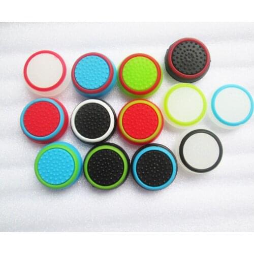 50Pcs Silicone Analog Thumb Stick Grips For Playstation 4 PS4 For PS3 Controller Thumbstick Cover For Xbox 360 One