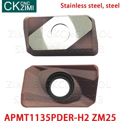 APMT1135PDER-H2 ZM25 carbide Square shoulder milling cutting cutter CNC milling machine lathe tool high quality APMT 1135 PDER