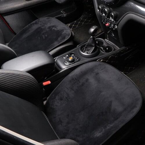 Car Soft Plush Seat Cushion Warm Winter Pad Mat Auto Interior Accessories For Mini Cooper S JCW R55 R60 F60 F55 F54 Clubman