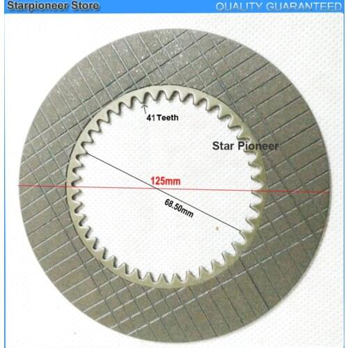 Forklift friction disc 125X68.5x2.6mm - 41 teeth part# 11243-82141