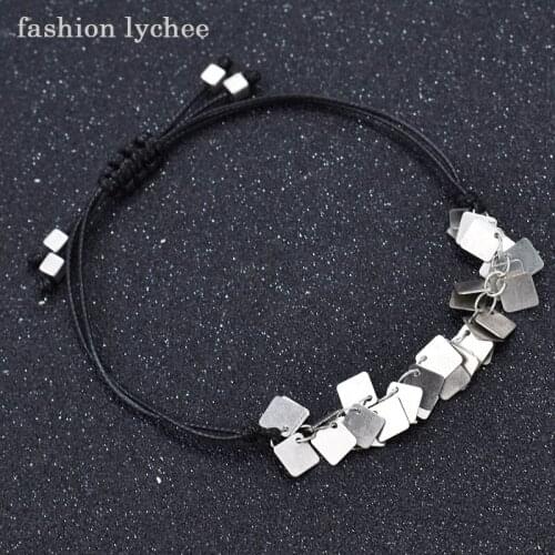 Fashion Lychee Metal Bracelets