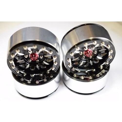 HR RC Remote Control Model Car Upgrade Accessories 2.2 Inch Aluminum Alloy Lock Tire Wheel 4 Pcs