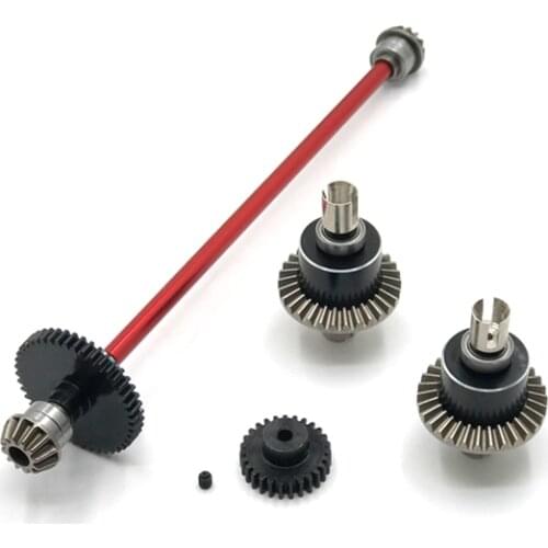Metal Main Central Axle Drive Shaft Differential Gear Upgrade Parts for Wltoys 1/14 144001 RC Car Spare Accessories