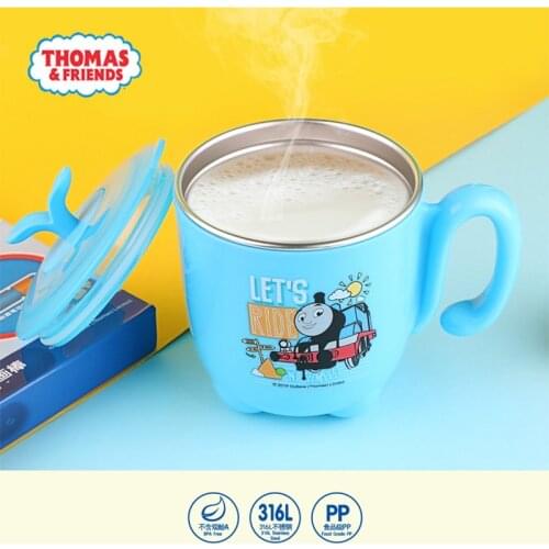 Thomas milk cup 200ml sealed childrens cup baby creative milk cup safety and environmental protection