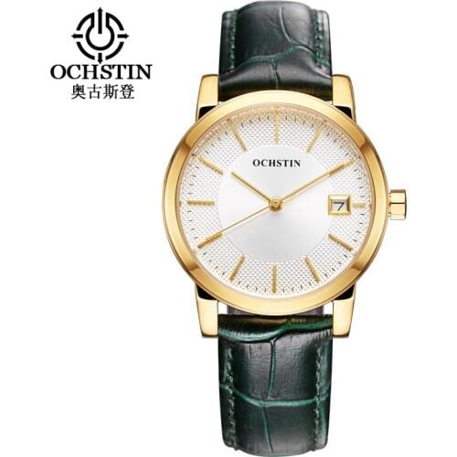 2017 New OCHSTIN Luxury Brand Quartz Watches Men Clock Men Fashion chronograph Sports Military Leather Strap Mens Wrist Watch