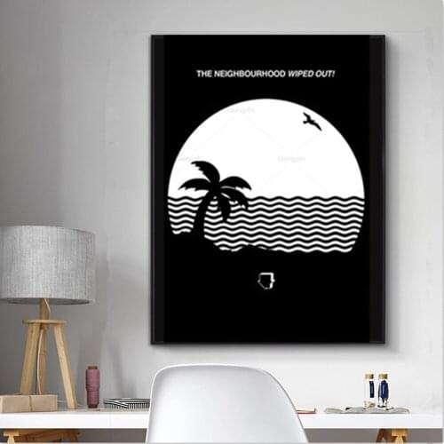 Canvas Painting Posters and Prints The Neighbourhood Wiped Out Custom Rock Music Wall Art Picture for Bedroom Home Decor