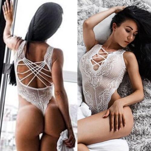 New Women Lace Lingerie Babydoll Nightwear Sexy Porn Bodysuit Bodystocking Underwear Sleepwear G-string Pajamas