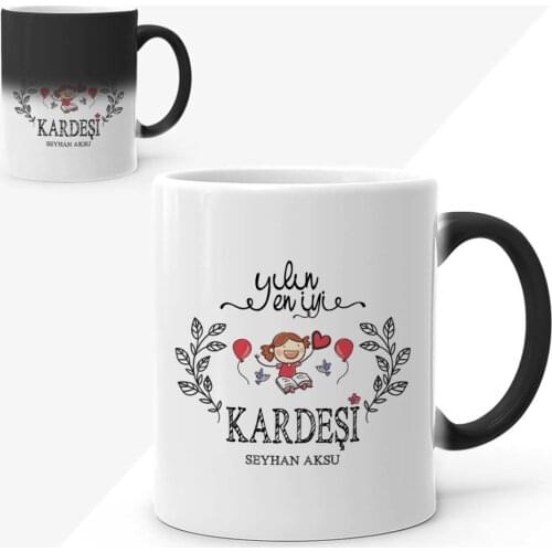 Personalized The Year 'S Best Brother Magic Mug Cup-1