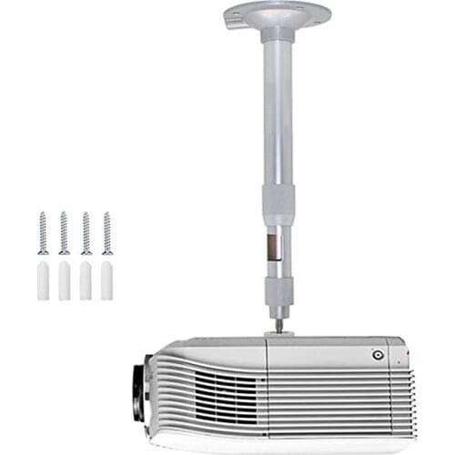 Besegad 360 Degree Rotatable Extendable Projector Surveillance Camera Wall Ceiling Mount Hanger Stand with Screw for Office