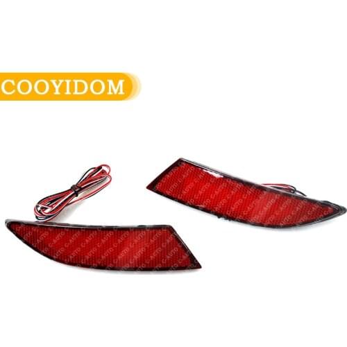 2Pcs LED Rear Bumper Reflector Brake Light Warning Lamp For Ford Focus 3 2012 2013 2014 Sedan Hatchback Car Styling