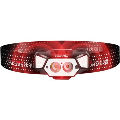 LED headlight glare fishing inductive head mounted bright headlights rechargeable flashlight headlight glare night fishing