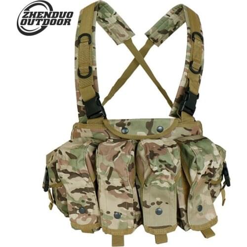 Tactical AK Belly Vest Multifunctional Outdoor Sports Tactical Vest CS Field Camouflage Training Vest