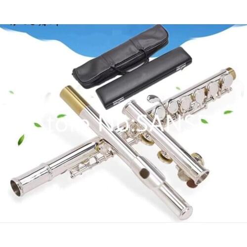 High Quality Flute instrument 471 211 271 312 411 Multiple model Silver 16 17 Hole open or closed holes High Quality with Case