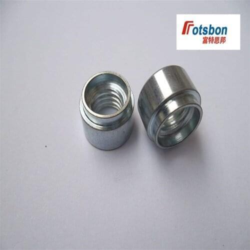 ZS-M6-1/1.2/1.5/2/2.5/3 Flare-In Nuts Self-clinching Fasteners Cabinet Inserts Sheets Metal Rivet Nut Inox Rivets PEM Standard