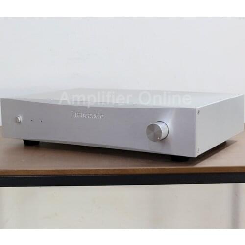 1PCS New Silver/Black Finished Base On FM300A Circuit With Tone 150w*2 Home Hifi Power Amplifier With ALPS27 Potentiometer AP64