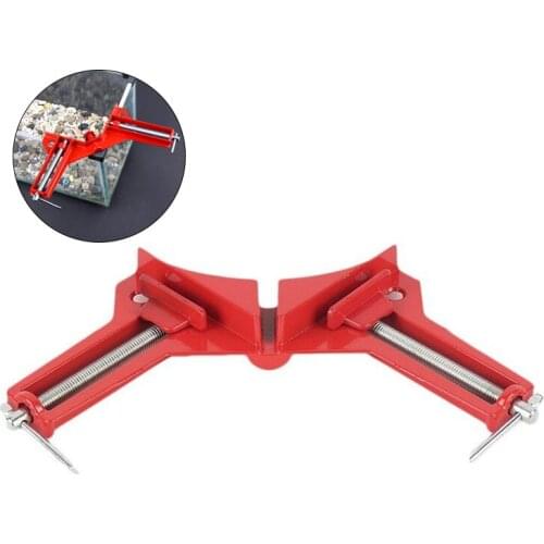 1pc Reinforced Right Angle Clamp 90°Corner Clamp DIY Fishbowl Glass Clamp Woodworking Photo Frame Angle Clamp