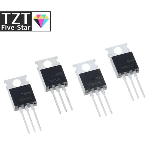10pcs/lot TIP31C TIP32C TIP41C TIP42C Power Transistors TO-220