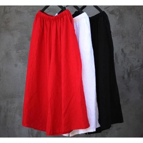 2018 original design loose big yards linen leisure harem pants 16472-17