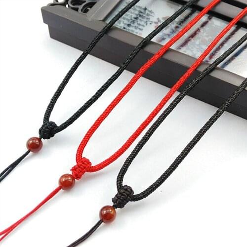 5pcs Hand Knited Necklace Silk Thread Knot Cord For Pendant- Fine Ananas