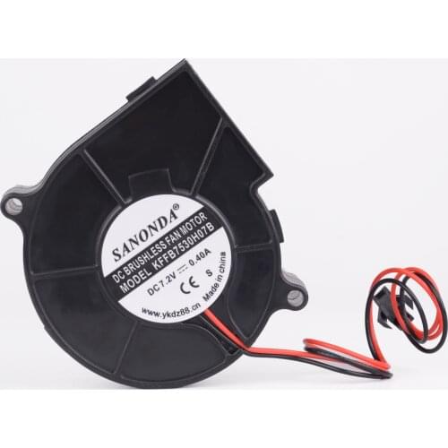 7.5CM, 7530 7.2V 0.40A wind blower centrifugal humidifier turbine cooling fans