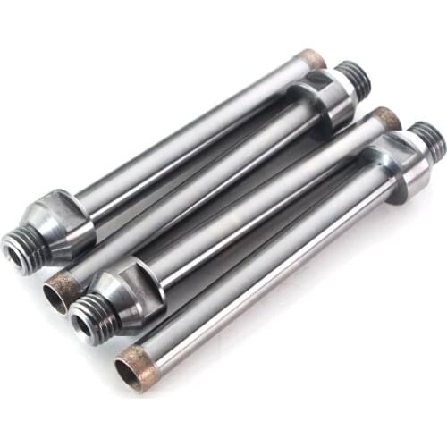 Long shank diamond core drill bits for sapphire sintered diamond drilling tools