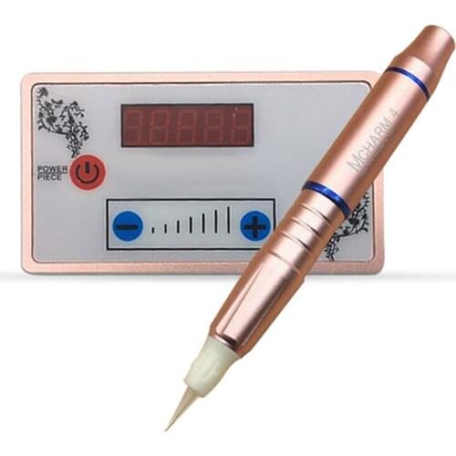 Charmant 4 Tattoo Machine Pen For Permanent Makeup Microblading Eyebrows Lip Eyeliner Forever Make Up Kit