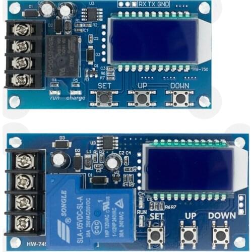 DC 6-60v 30A Storage battery Charging Control Module Protection Board Charger Time Switch LCD Display XY-L30A XY-L15A