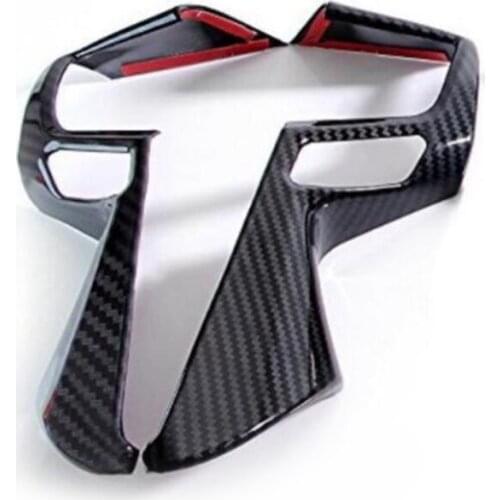 For Toyota Alphard Vellfire 30 2015-2019 Car Steering Wheel Cover Trim Decor Frame Stickers Accessories