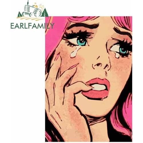 EARLFAMILY 13cm x 9cm For Sexy Girls Decor Decal Graffiti Car Stickers Vinyl Car Wrap Occlusion Scratch Waterproof Decoration