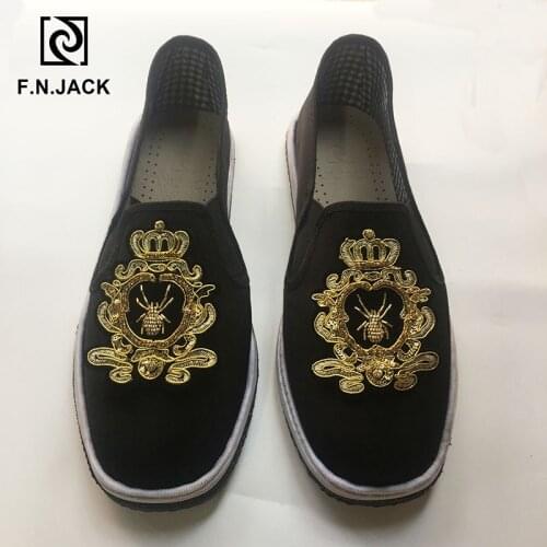 F.N.JACK Men's Slip-ons
