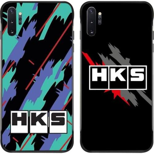 HKS Japan Cool Phone Case For Samsung Galaxy Note20 ultra 7 8 9 10 Plus lite J7 J8 Plus 2018 Prime