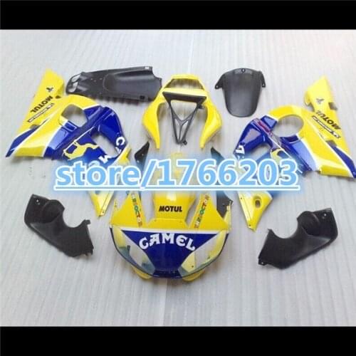 Fairing kit for YZF R6 98-02 YZF-R6 98 99 00 01 02 yellow blue black YZF R6 1998 1999 2000 2001 2002 fairing kitBBF