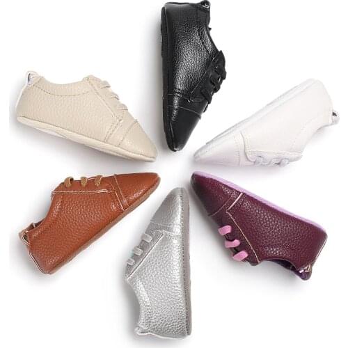 2021 Autumn Baby Shoes Boy Girl Breathable PU-Leather Toddler Shoes Fashion Infant Sneakers Soft Comfortable Child Shoes