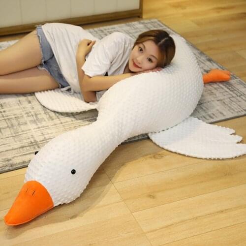 New Lovely Cotton Goose Stuffed Toys Animal Baby Accompanying Dolls Plush Comfort Dolls Soft Pillow Nordic Home Decor Kids Gift