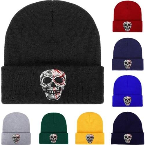 Skull Head Hat Beanie Cap Warm Outdoor Fashion Hat Autumn Winter Men Women Boys Girls Casual Hats Wholesale