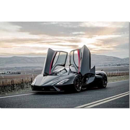 SSC Tuatara Supercar Picture Wall Art Posters and Prints Modern Canvas Painting for Living Room Decor