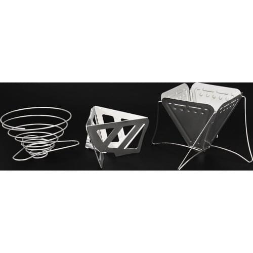 Outdoor Stainless Steel Coffee Filter Holder Reusable Coffee Filters Dripper Coffee Baskets Camping Picnic Tableware