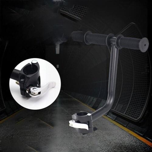 Universal Mountain Bike Road Bike Rear Seat Child Safety Saddle Seat Armrest Handrail Saddle Comfort Rear Riding Bicycle Ha W6H7