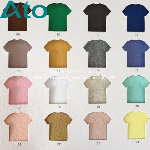 High Quality 4 ways Stretch Sanded Knit Jersey Fabrics , 96% Cotton 4% Spandex Elastic plain Sanded Fabrics