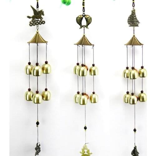 Windgong Yard Antieke Verbazingwekkende Tuin Koperen Klokken Windchimes Opknoping Decoraties