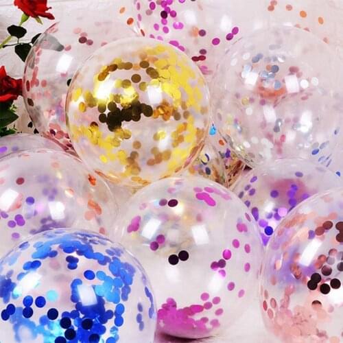 Z30 20/50/100pcs 12Inch Party Balloons Latex Confetti Balloon Birthday Valentines Day Wedding Baby Shower Decorations