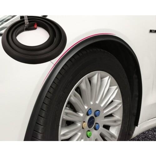 1pcs 1.5M General car triangular rubber wheel eyebrow trim strip wheel mud rubber strip anti - friction strip