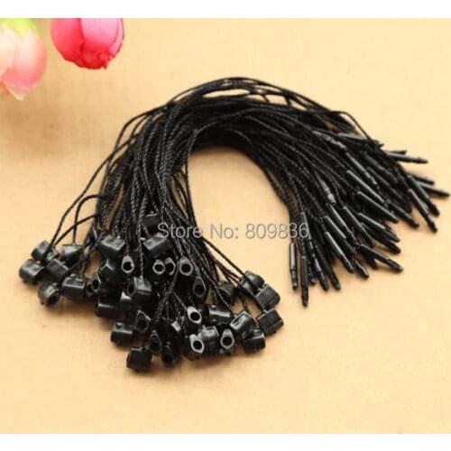 1000pcs/lot New Black Hang Tag String, Hang Tag Strings Cord for Garment Stringing Price Hangtag or Seal Tag(ss-487)