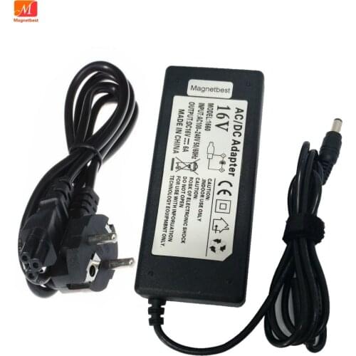 16V6A Switching Power Supply 16V 5.5A 96W AC DC Adaptor Charger DC 5.5*2.5MM With AC Cable