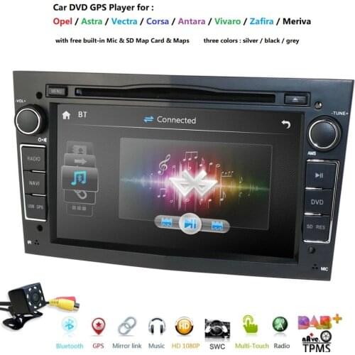 7"Special Car DVD for Opel Astra H from 2004 & Opel Combo from 2004 & Opel Corsa C 2004-2006 & Opel Corsa D from 2006 DTV BT DAB