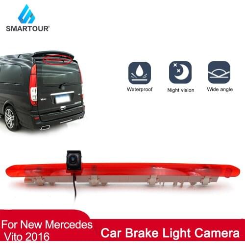 Smartour HD 720P Car Brake Light Rear View Backup Parking Camera For Mercedes Benz Metris Vito Viano Van With 170 Deg Fisheye
