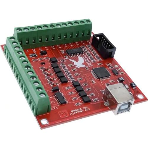 CNC USB breakout board MACH3 4 axis interface driver motion controller driver board 100Khz
