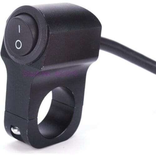 By DHL or Fedex 100pcs 12v Motorcycle CNC Fog Brake Light Handlebar Headlight On Off Switch