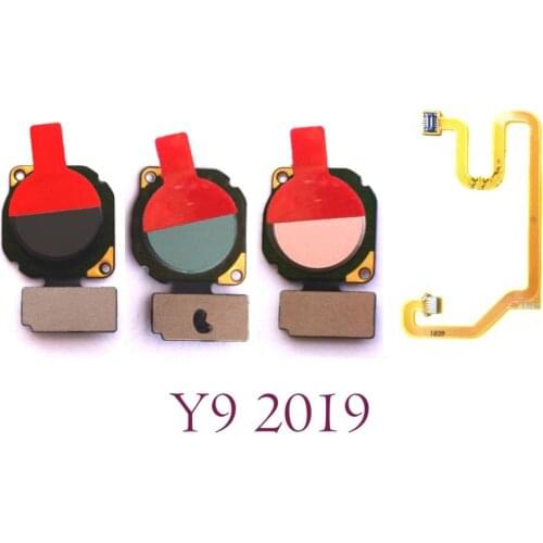 For Huawei Y9 2018 Touch ID fingerprint sensor Scanner Unlock key Button for Huawei Y9 2019